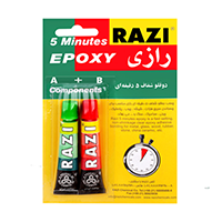 رازی چسب دو قلو بی رنگ