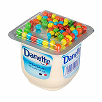 دسر دنت وانیل با تاپر اسمارتیز و قاشق 