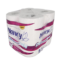 دستمال توالت 8 قلو نانسی(9بسته ای)
