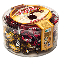 پشمک دو سر پیچ پت شیری شکلاتی  500 حاج عبداله