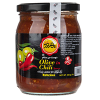 زیتون در سس چیلی 550 گ بهروز 