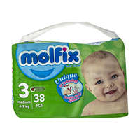 مولفیکس 3 بعدی متوسط 4*38 دوقلو (سایز3)