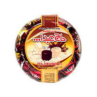 پشمک دو سر پیچ پت شیری شکلاتی  500 حاج عبداله