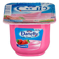 دسر دنت قاشقی توت فرنگی