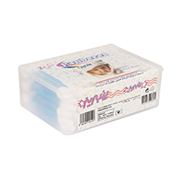 گوش پاک کن مکعبی نوزاد 60 عددی پنبه ریز