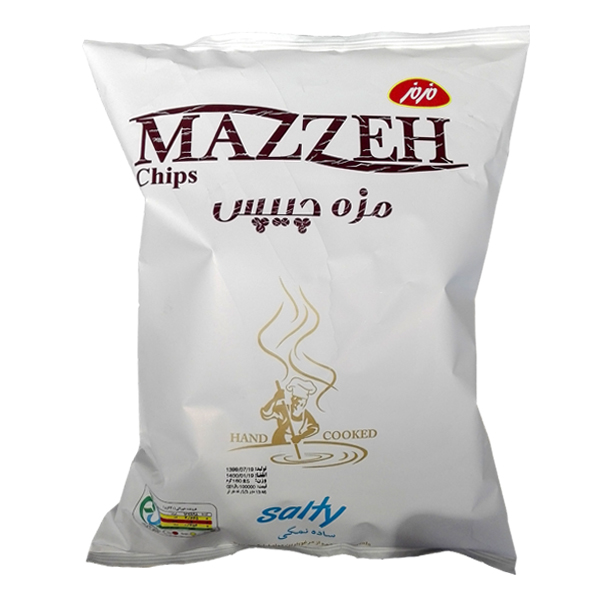 مزه چیپس ساده نمکی مزمز - 160 گرم
