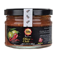 زیتون در سس چیلی 220 گرمی بهروز
