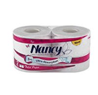 دستمال توالت دو قلو نانسی 