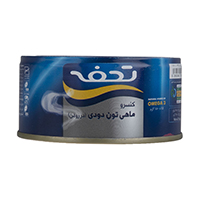 کنسرو تن ماهی دودی180 تحفه