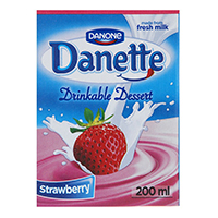 نوشیدنی توت فرنگی 200 سی سی دنت