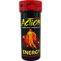 اکشن آدامس انرژی زا قوطی 