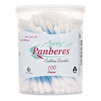 گوش پاکن لیوانی چرخشی 100 عددی پنبه ریز