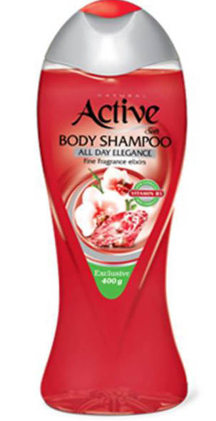 شامپو بدن اکتیو 400 گ قرمز 