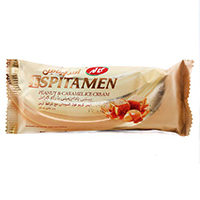 بستنی چوبی اسپیتامن کارامل با بادام کاله