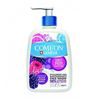ژل شستشو صورت مخصوص پوست خشک پمپی کامان 