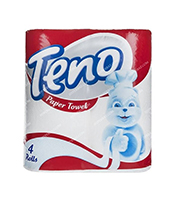 حوله کاغذی تنو 3 لایه 4 رول 