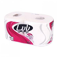 دستمال توالت 4 لایه 2 رول بی ساید پاپیا24*2