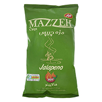 مزه چیپس متوسط فلفل هالوپینو مزمز