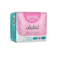 نوار بهداشتی نازک لطیف Lپنبه ریز بسته ای40