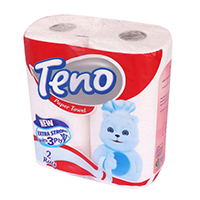 حوله کاغذی تنو 3 لایه 2 رول 