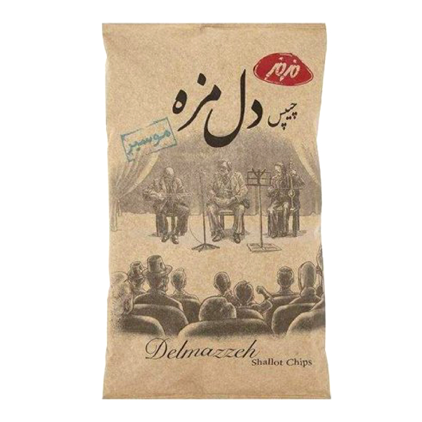 چیپس دل مزه با طعم موسیر مزمز - 190 گرم