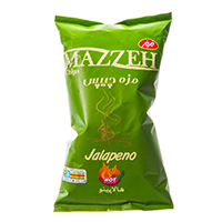 مزه چیپس متوسط فلفل هالوپینو مزمز