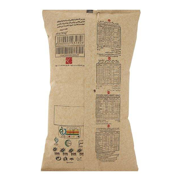 چیپس نمکی دل مزه مزمز - 190گرم