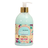 مایع دستشویی کرمی سبز آبی گرین فیری 500میل شون