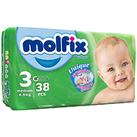 مولفیکس 3 بعدی متوسط 4*38 دوقلو (سایز3)