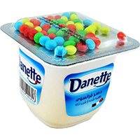 دسر دنت وانیل با تاپر اسمارتیز و قاشق 