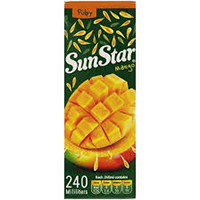 آبمیوه انبه پالپی 240 سان استار 