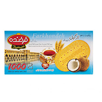 بیسکویت زبان نارگیل 1000 فرخنده