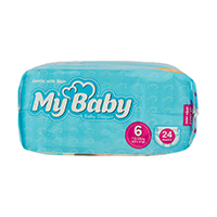 پوشک مای بیبی سایز 6 اکو اقتصادی 24*6