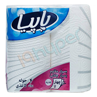 حوله کاغذی 4 لایه 4 رول پاپیا