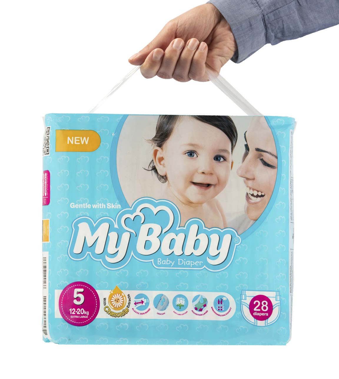 پوشک مای بیبی آبی سایز 5 اکو