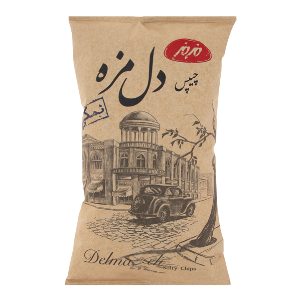چیپس نمکی دل مزه مزمز - 95 گرم