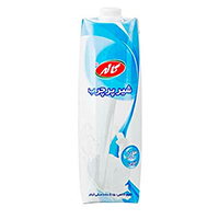 شیر بطری پر چرب 1 لیتری کاله