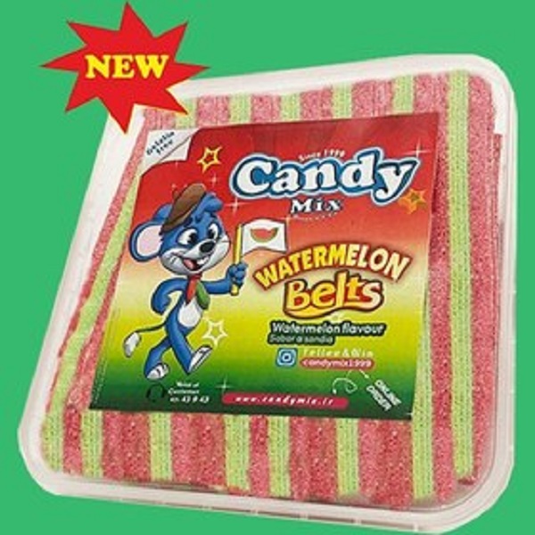 پاستیل لقمه ای هندوانه 50کندی میکس