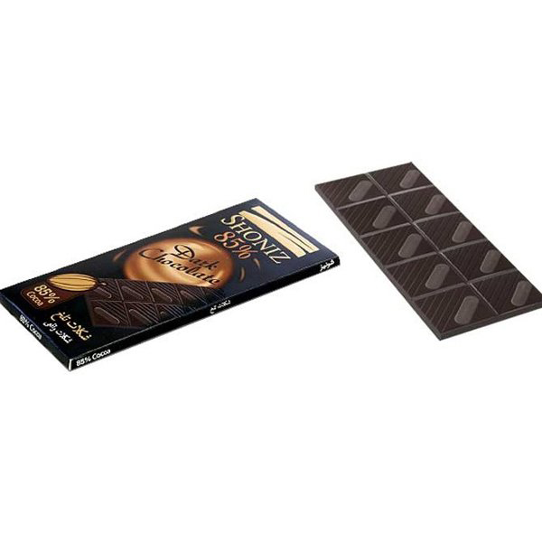 شکلات تلخ تخت 85درصد شونیز