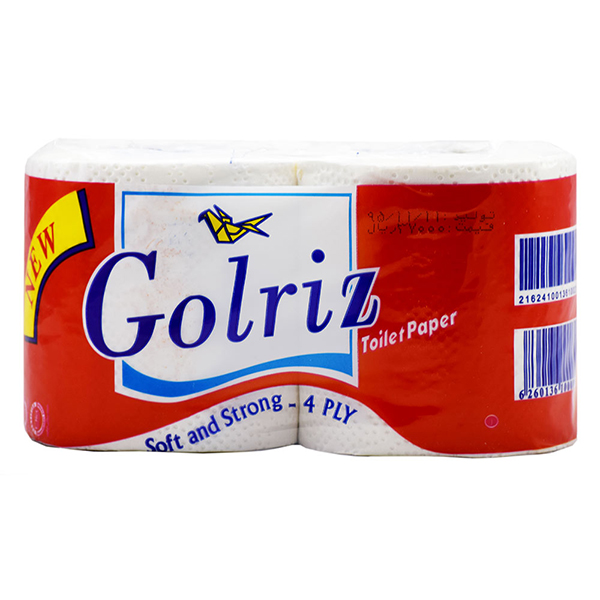 دستمال توالت دو قلو سفیدگلریز