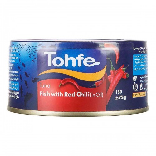 کنسرو تن ماهی فلفلی 180تحفه