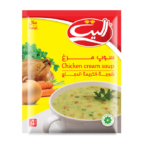 سوپ مرغ نیمه آماده الیت