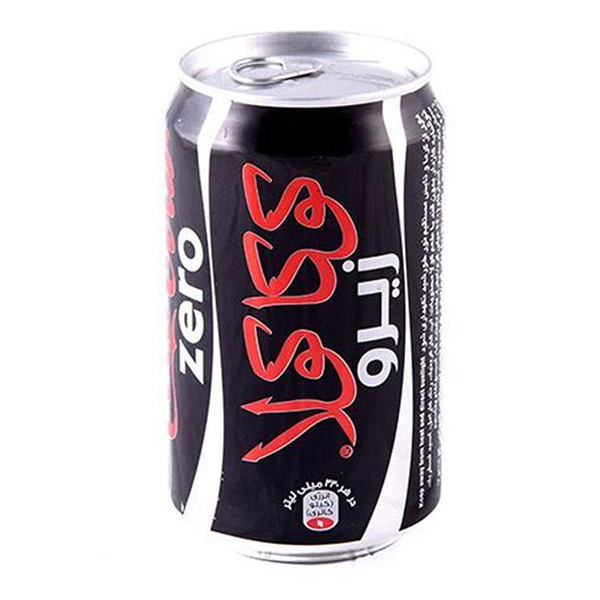 نوشابه قوطی 330 کوکا کولا زیرو