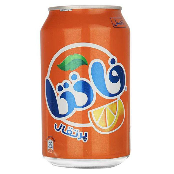 نوشابه قوطی 330 پرتقالی فانتا