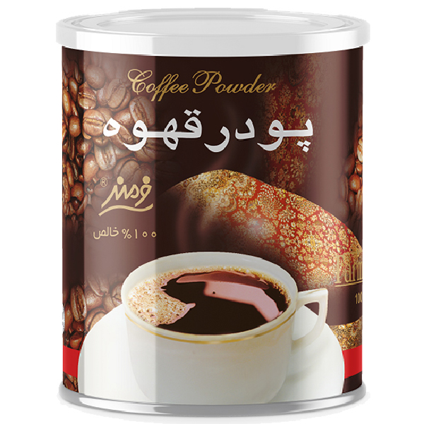 پودر قهوه قوطی فلزی فرمند