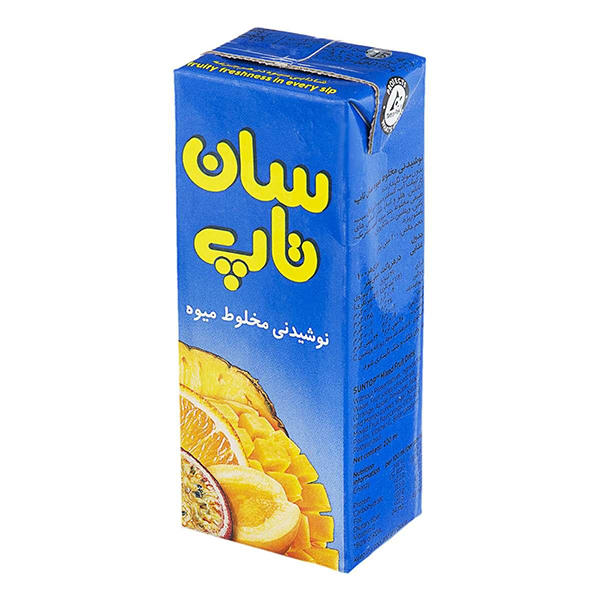 آب میوه چند میوه 200 سان تاپ 