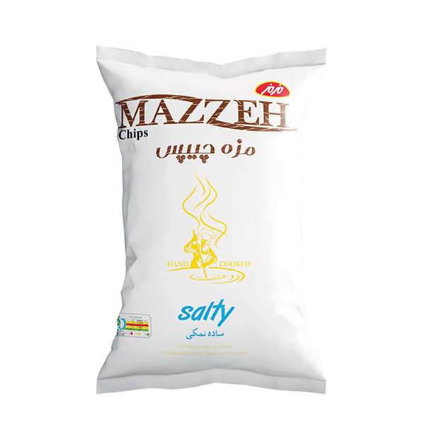 مزه چیپس ساده بزرگ  مزمز 