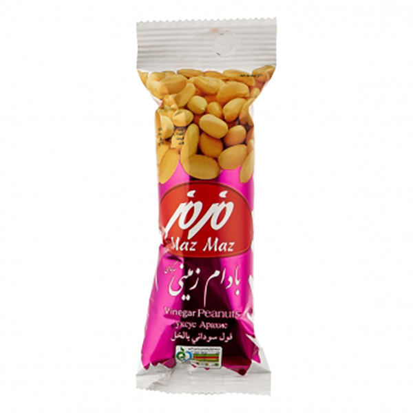 بادام زمینی سرکه مزمز