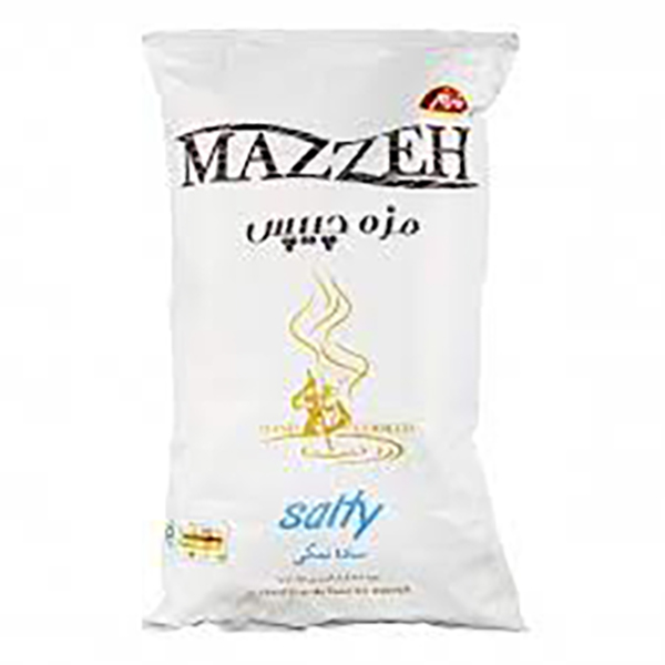 مزه چیپس ساده نمکی متوسط 65مزمز