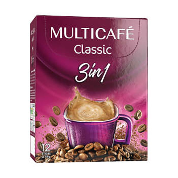 کافی میکس 1*3 کلاسیک پاکتی 24 عددی مولتی کافه 